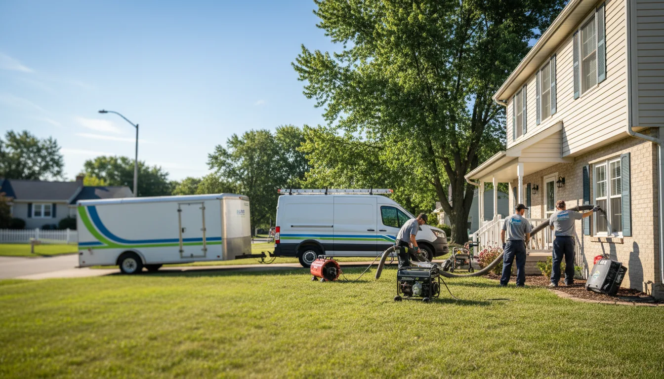 Flooded Basement Restoration And Cleanup With Repair in Maynard, IA near me